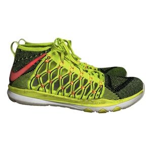 Nike Train Ultrafast Flyknit #843694-999 Men’s 11.5 Volt Yellow Black Pink Shoes